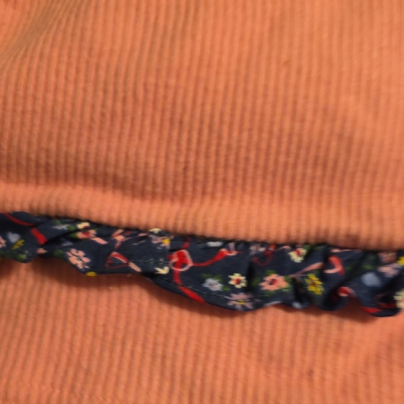 Basic Editions Pink Ribbed Top - Picture 5 of 9